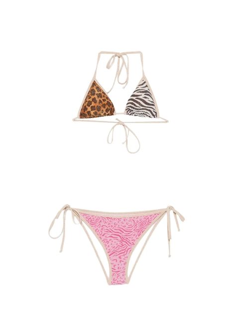 Costume Donna con stampa SAINT BARTH | LEH00012 LEAH TEEN STRING07492L LUREX ANIM MIX 1821
